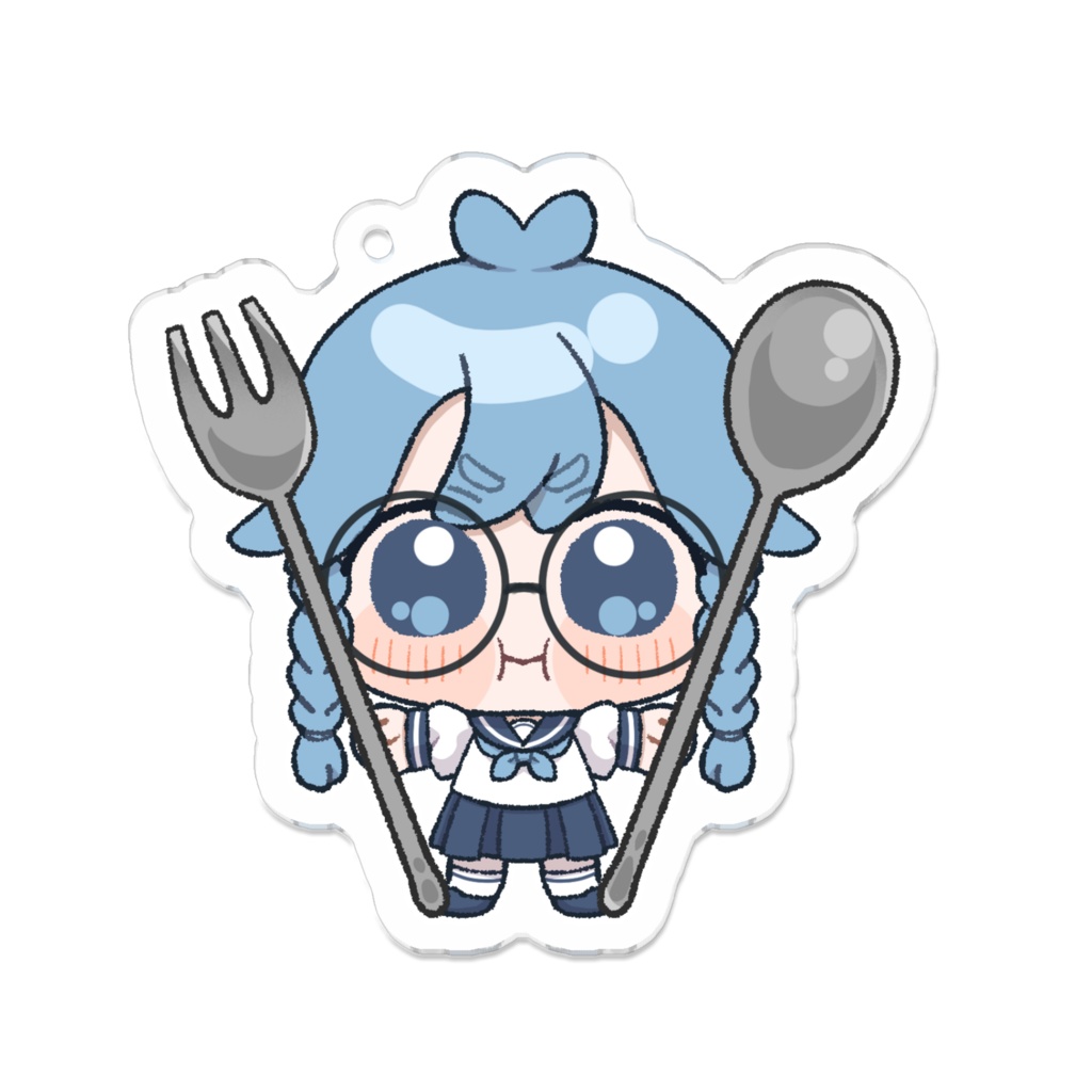 飯テロ空宇ちゃん アクリルキーホルダー