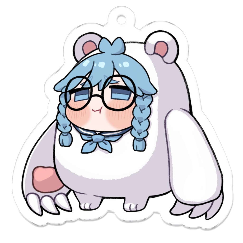 しろくま空宇ちゃん アクリルキーホルダー
