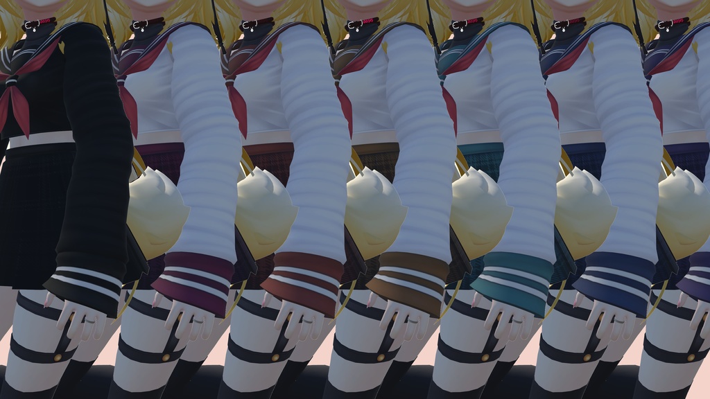 ♥︎無料♥︎ [竜胆 Rindo] Sera Check Pattern Textures