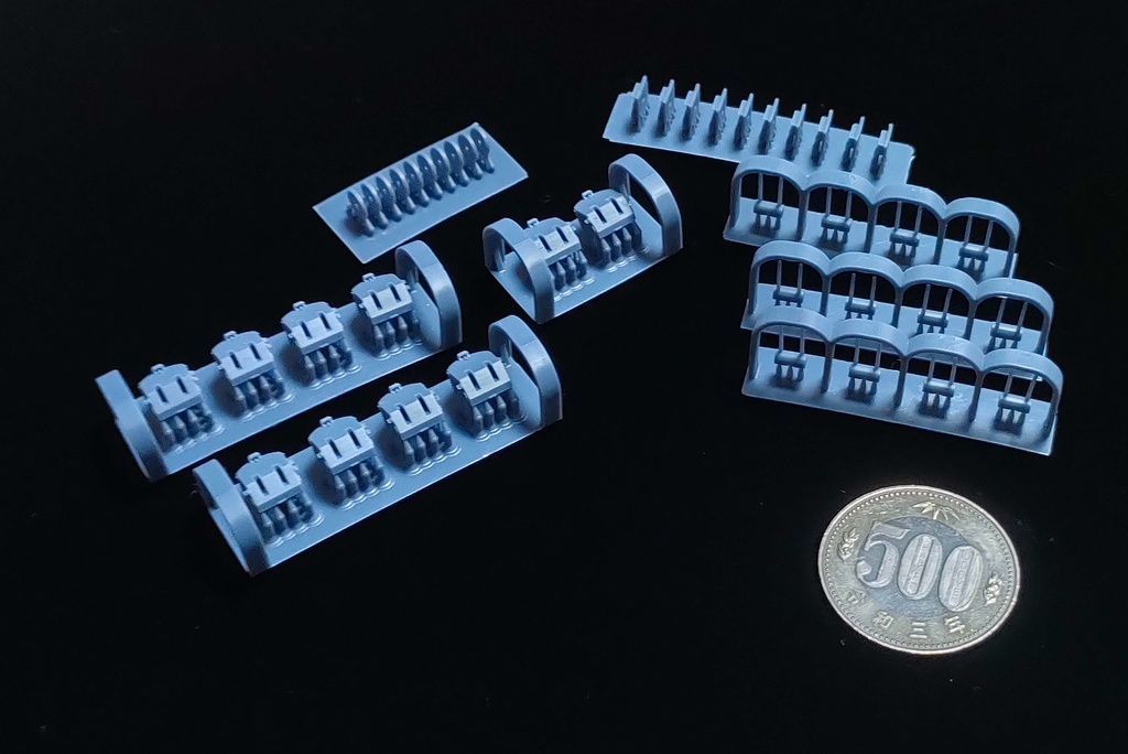 1/700 5インチ連装砲塔 Mk28 Type-Ⅰ (BB,CL汎用) 10基セット