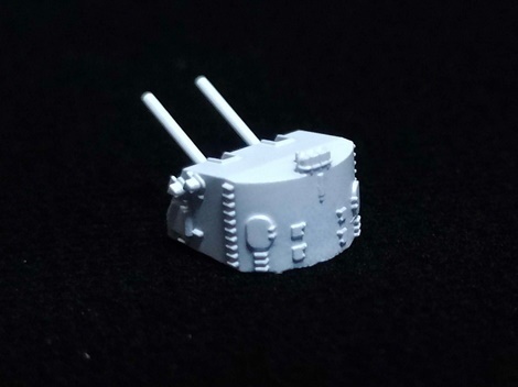 1/700 5インチ連装砲塔 Mk28 Type-Ⅰ (BB,CL汎用) 10基セット