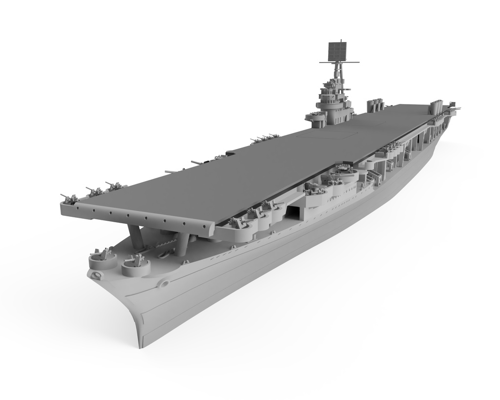 1/700 航空母艦レンジャー1942 造船セット(武装付)【5月発送】