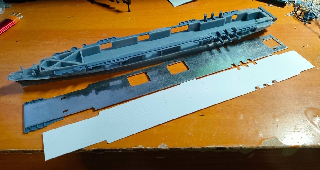 1/700 航空母艦レンジャー1942 造船セット(武装付)【5月発送】