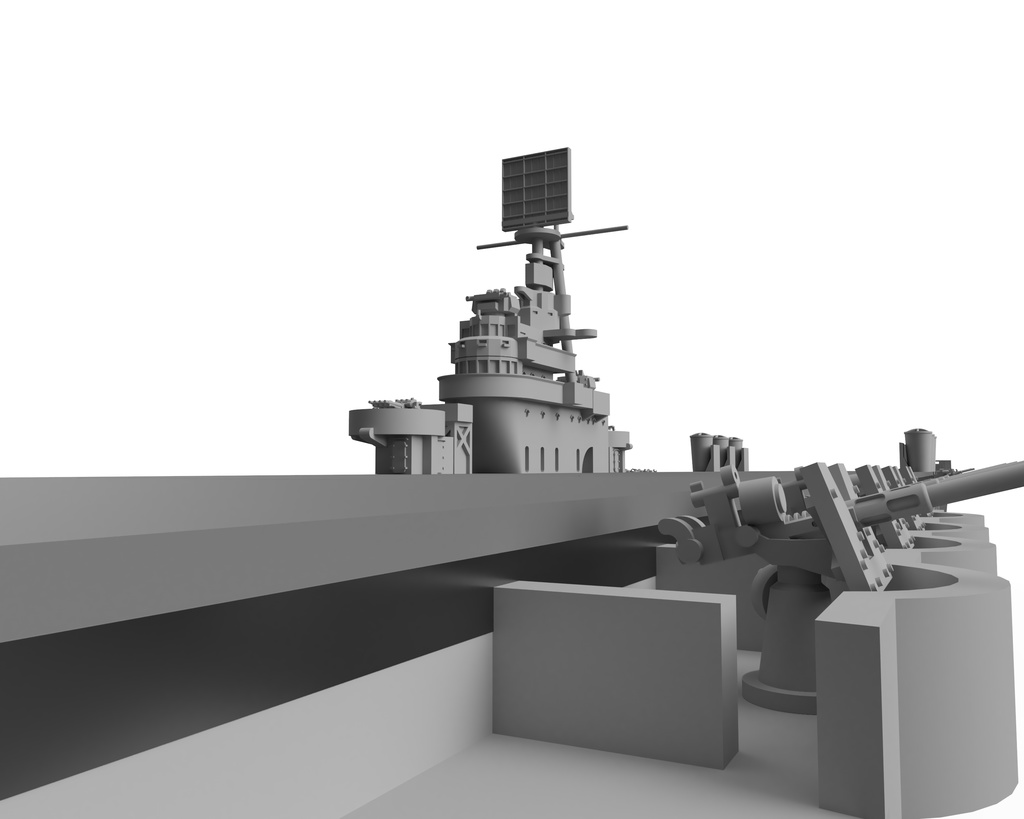 1/700 航空母艦レンジャー1942 造船セット(武装付)【5月発送】