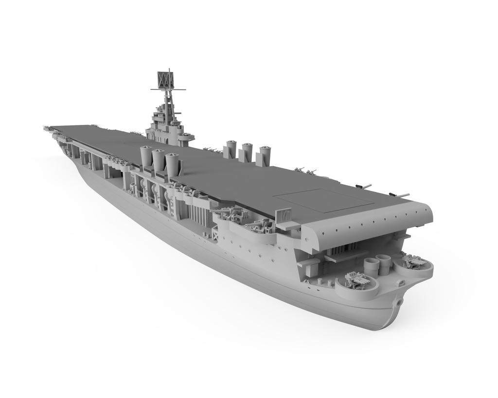 1/700 航空母艦レンジャー1942 造船セット(武装付)【5月発送】