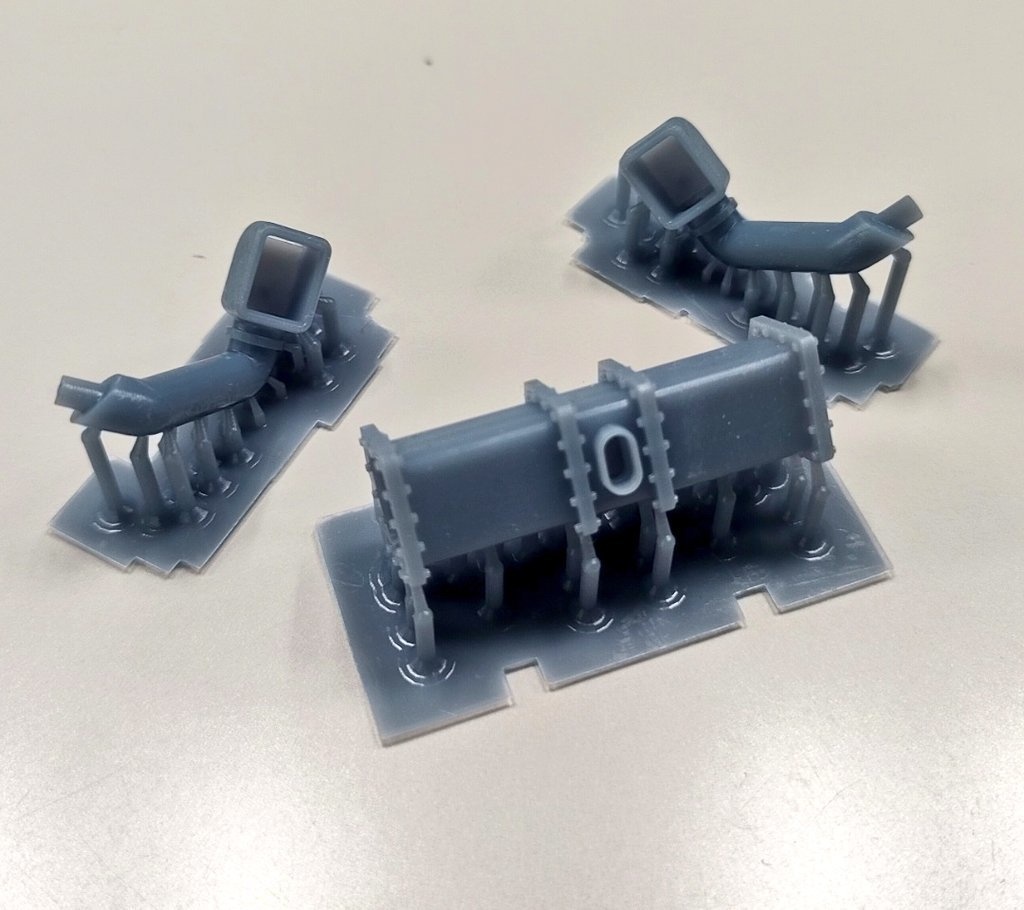 1/35 Eシリーズ用箱型マフラー(日本風)