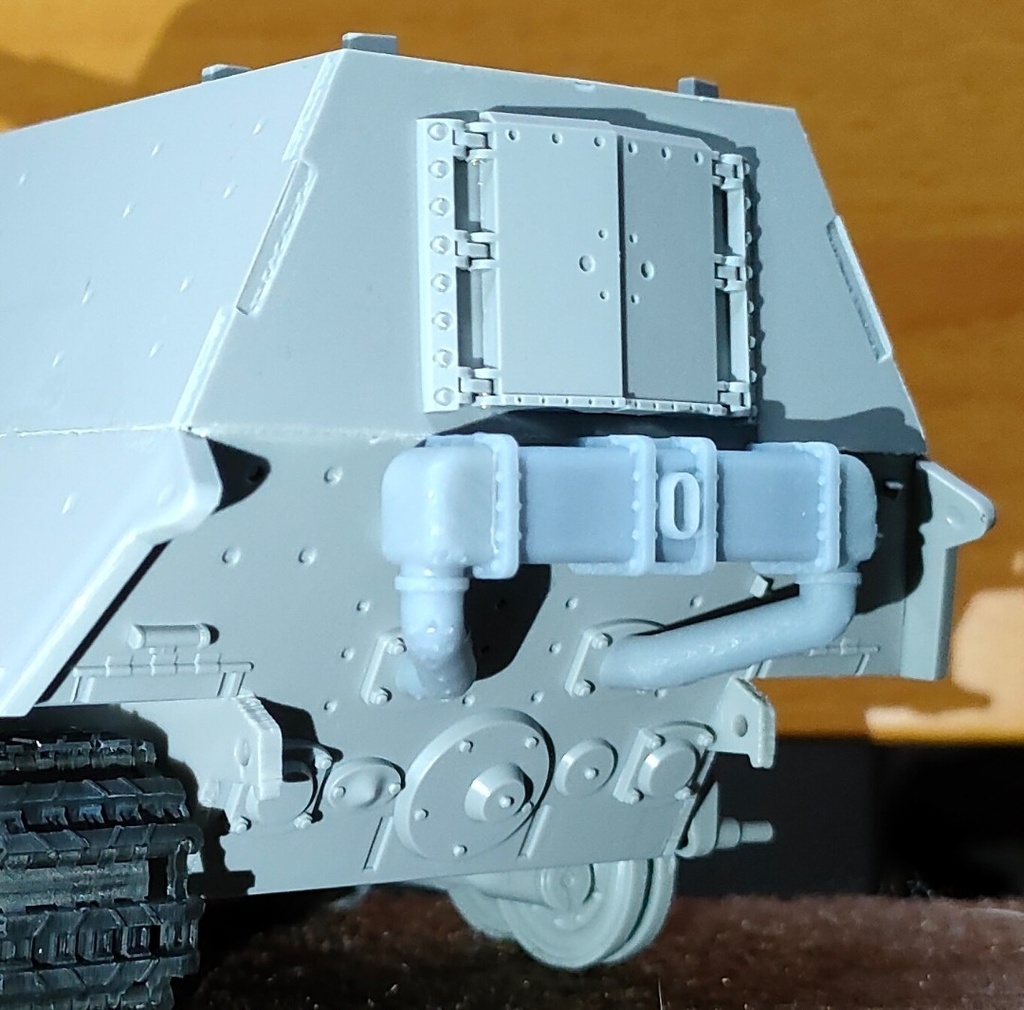 1/35 Eシリーズ用箱型マフラー(日本風)