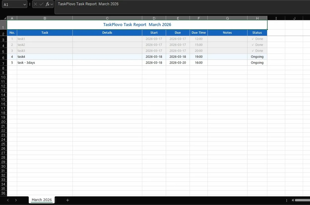 TaskPlovo - Windowsタスク管理アプリ