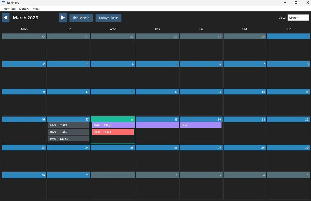 TaskPlovo - Windowsタスク管理アプリ