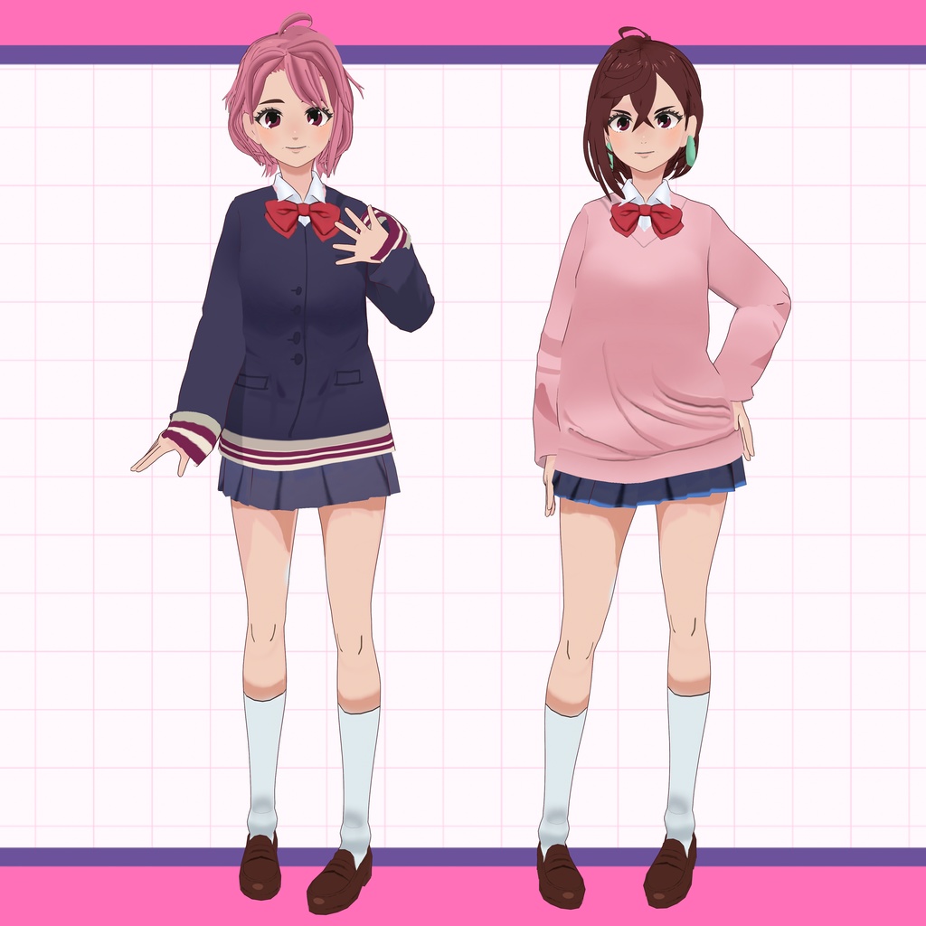 ダンダダン白鳥 愛羅綾3Dモデル DanDaDan Shiratori Aira 3D Model