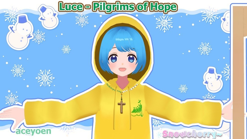 Luce Mascot 3Dモデル - Luce Mascot 3D Model Fan Art