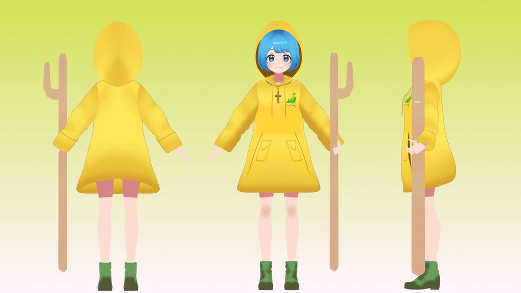 Luce Mascot 3Dモデル - Luce Mascot 3D Model Fan Art