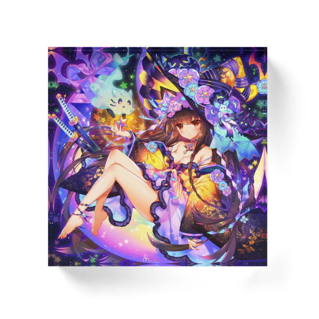 【ハロウィン・足利義輝】アクリルブロック