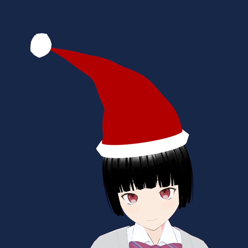 【無料】シンプルなサンタ帽【VRoid】