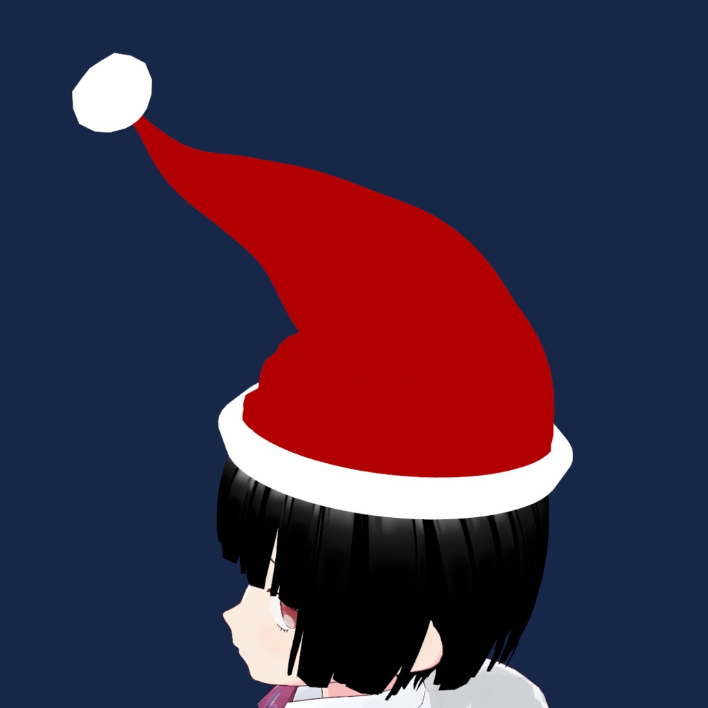 【無料】シンプルなサンタ帽【VRoid】