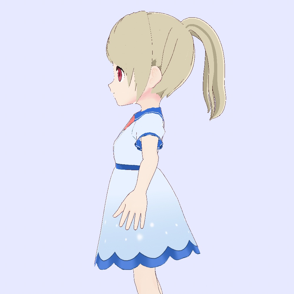 【VRoid】スカイソーダワンピース【夏服】