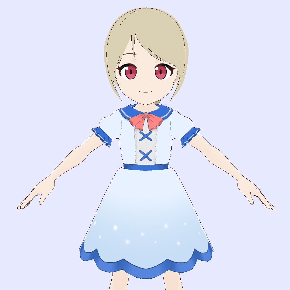 【VRoid】スカイソーダワンピース【夏服】