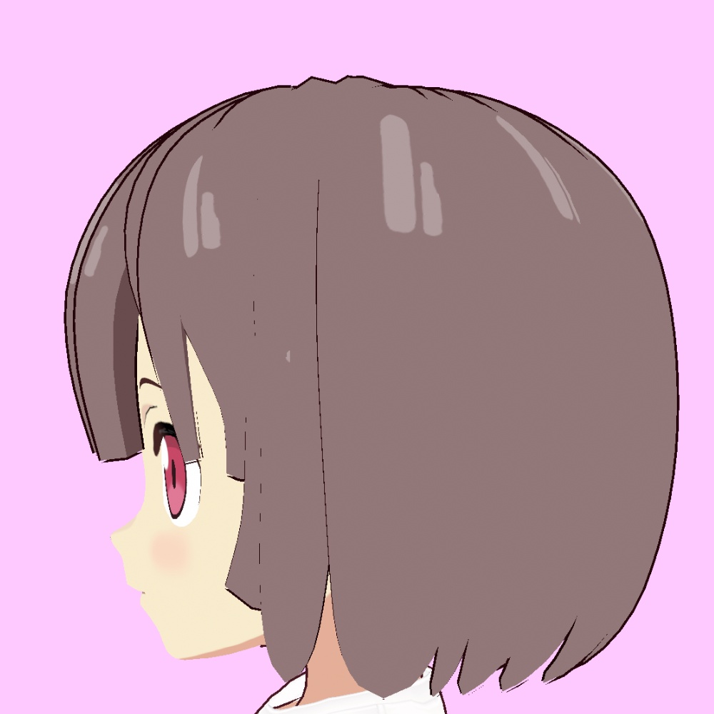 【VRoid】ぱっつんボブ【アニメ調】blunt bob