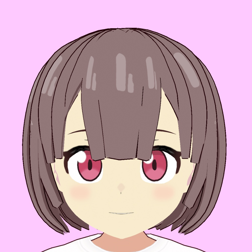 【VRoid】ぱっつんボブ【アニメ調】blunt bob
