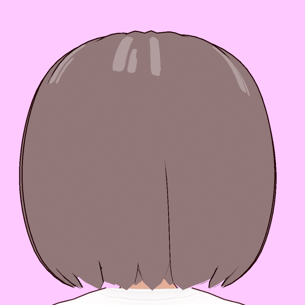 【VRoid】ぱっつんボブ【アニメ調】blunt bob