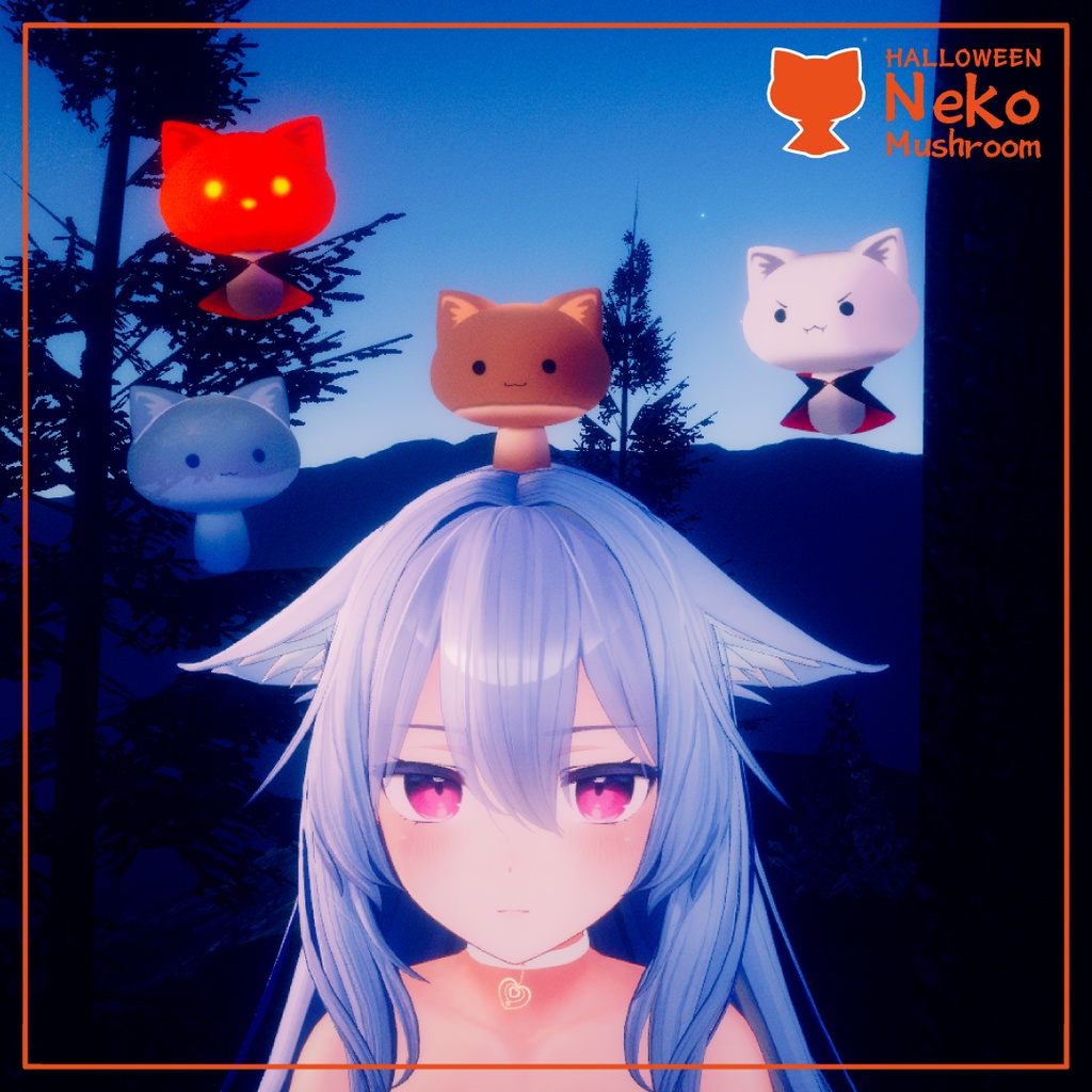 Halloween Neko Mushroom