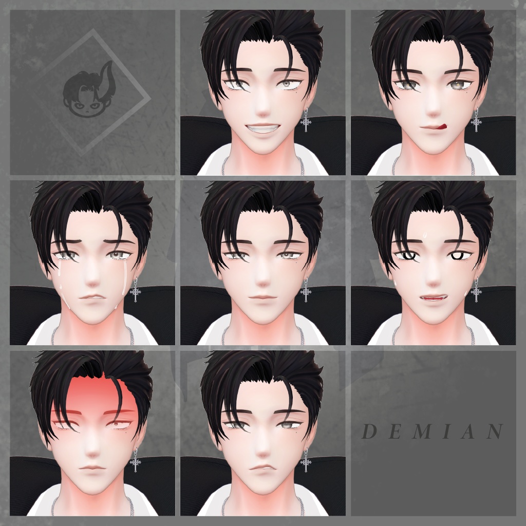 「デミアン」Demian 【オリジナル3Dモデル】