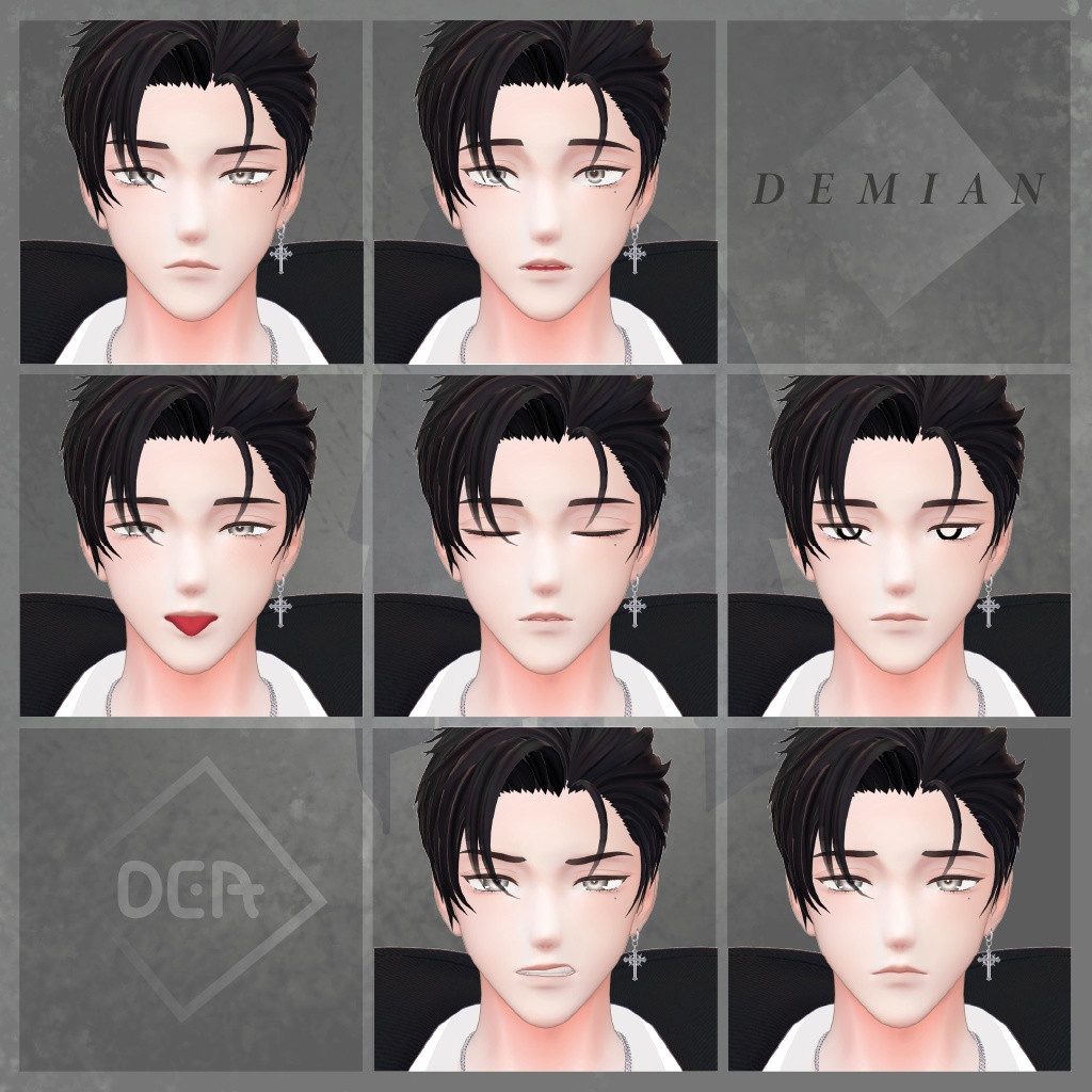 「デミアン」Demian 【オリジナル3Dモデル】