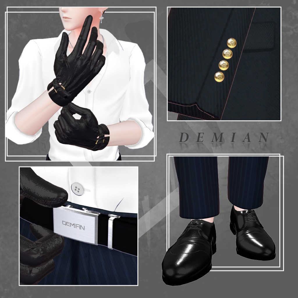 「デミアン」Demian 【オリジナル3Dモデル】