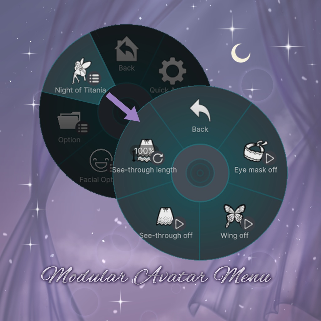 Night of Titania 「ティタニアの夜」8アバター対応