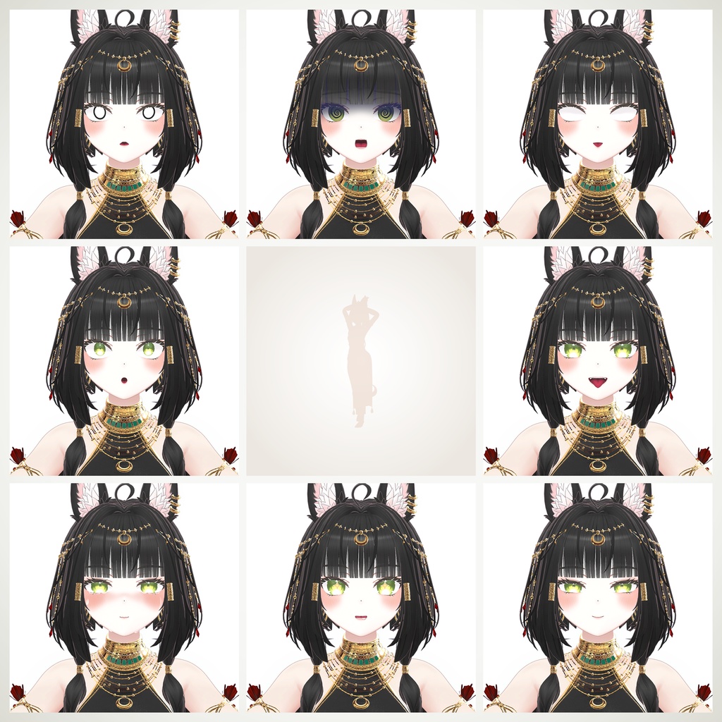 「キシャ」 Kisha 【オリジナル3Dモデル】