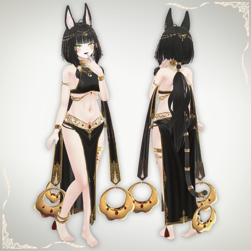 「キシャ」 Kisha 【オリジナル3Dモデル】