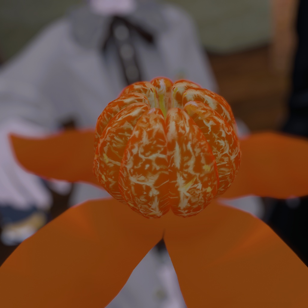 セール中🎉【MA対応】頭からとって食べられるみかんギミック