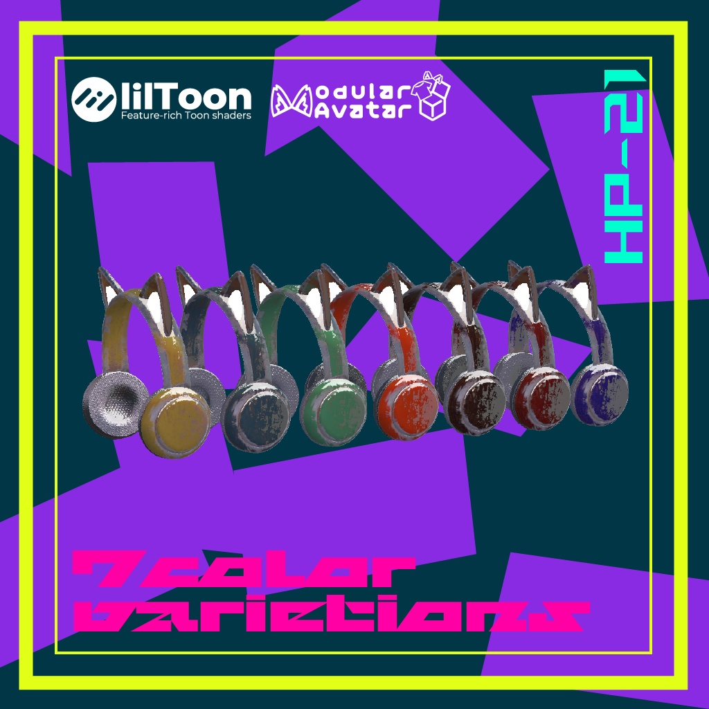 【MA対応】Cyber Cat -headphone-