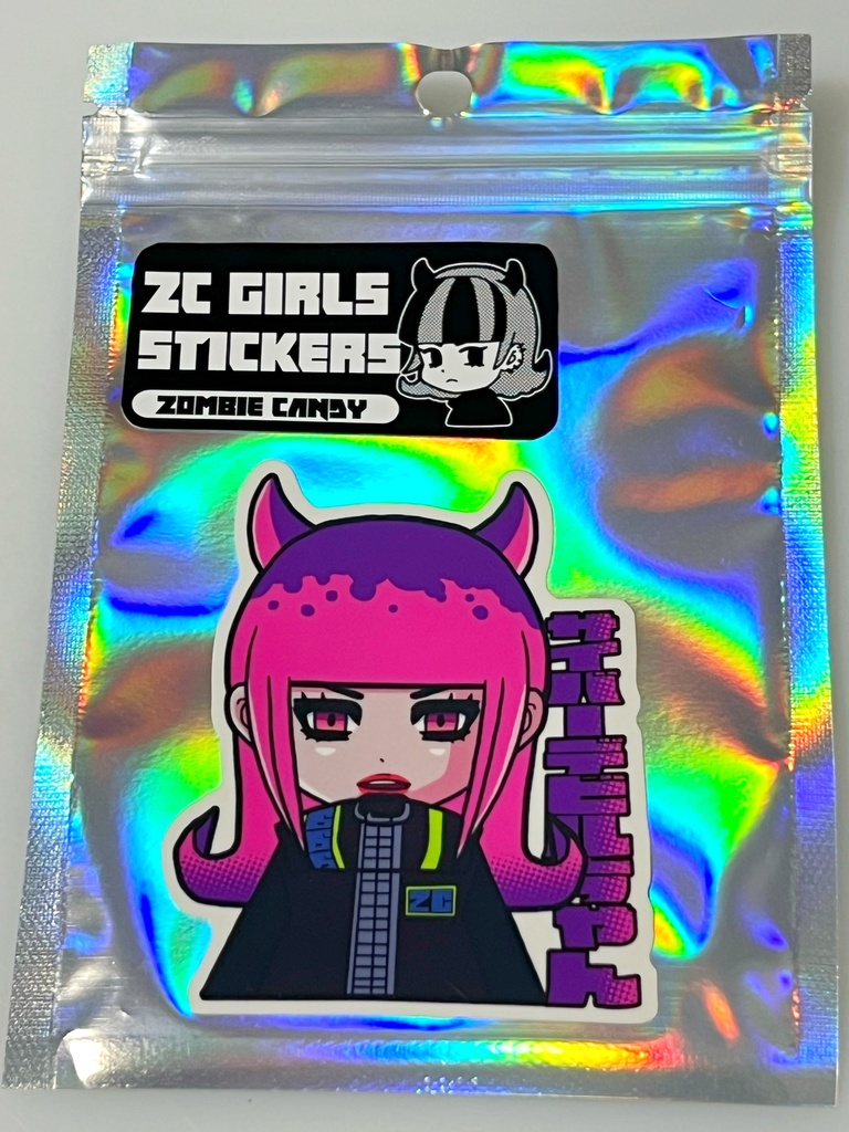 ZCG-004 サイバーデビルちゃん ステッカー