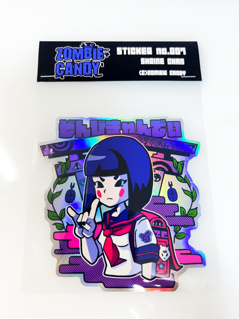 ZC-007 しゅらいんちゃん ステッカー