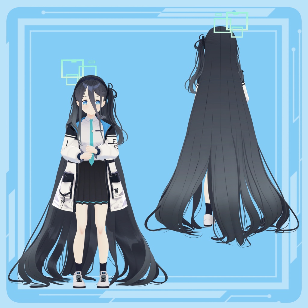 【3Dモデル】天童アリス(制服)