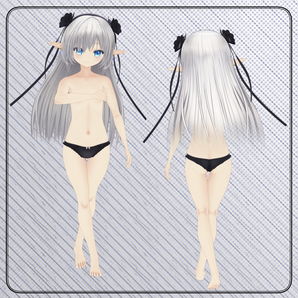 オリジナル3Dモデル「リズィルナ」