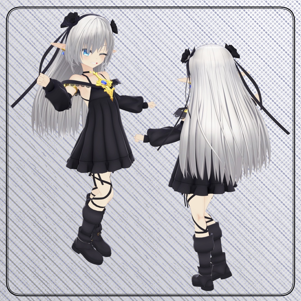 オリジナル3Dモデル「リズィルナ」