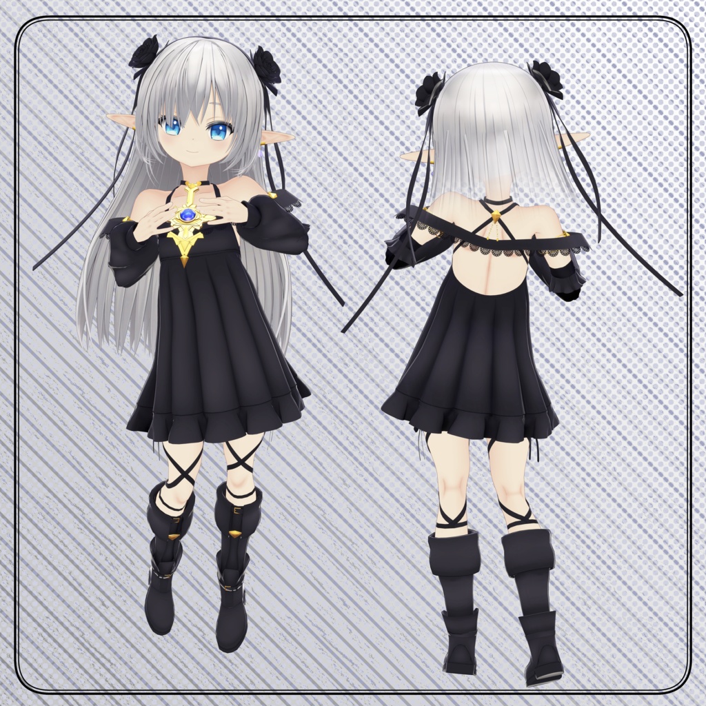 オリジナル3Dモデル「リズィルナ」