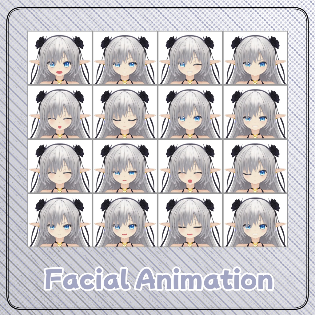 オリジナル3Dモデル「リズィルナ」