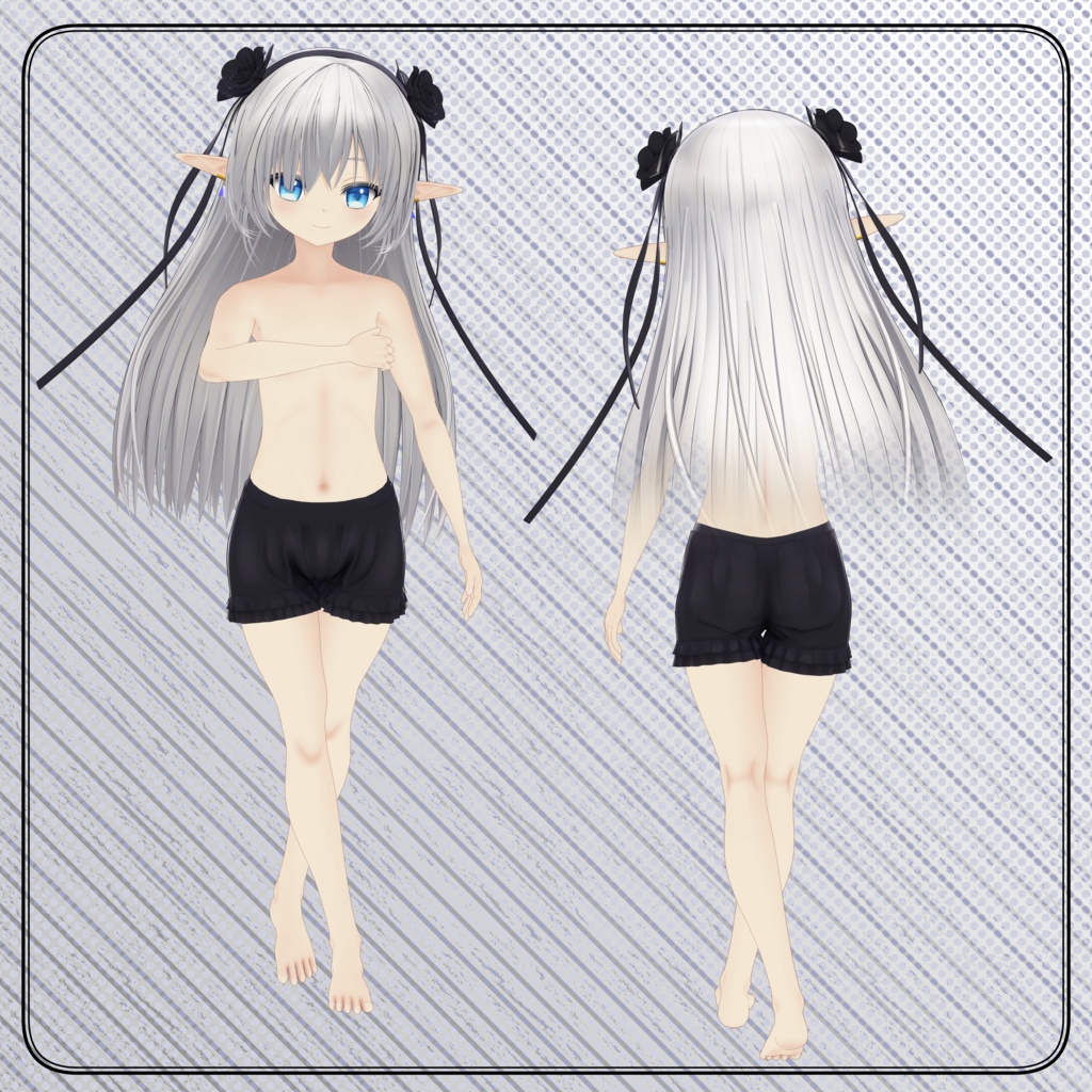 オリジナル3Dモデル「リズィルナ」