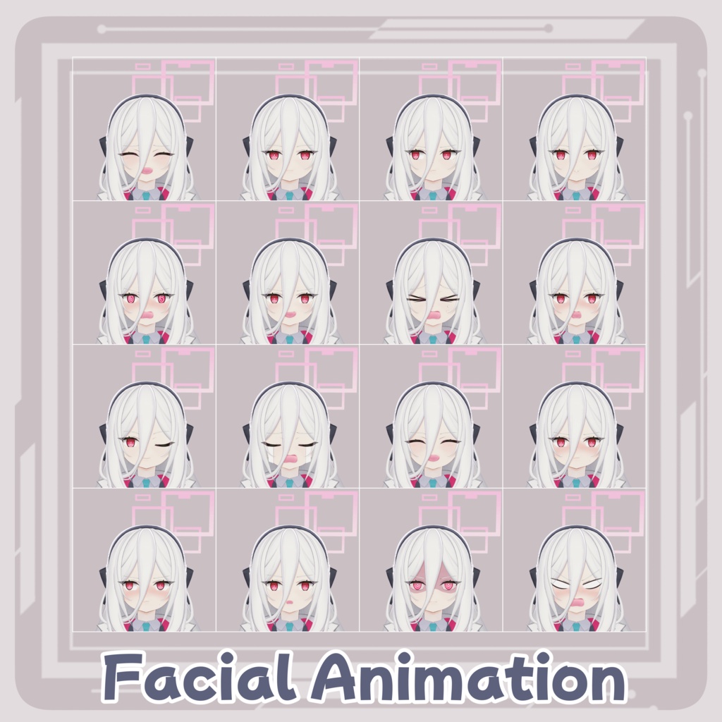 【VRC向け3Dモデル】天童ケイ