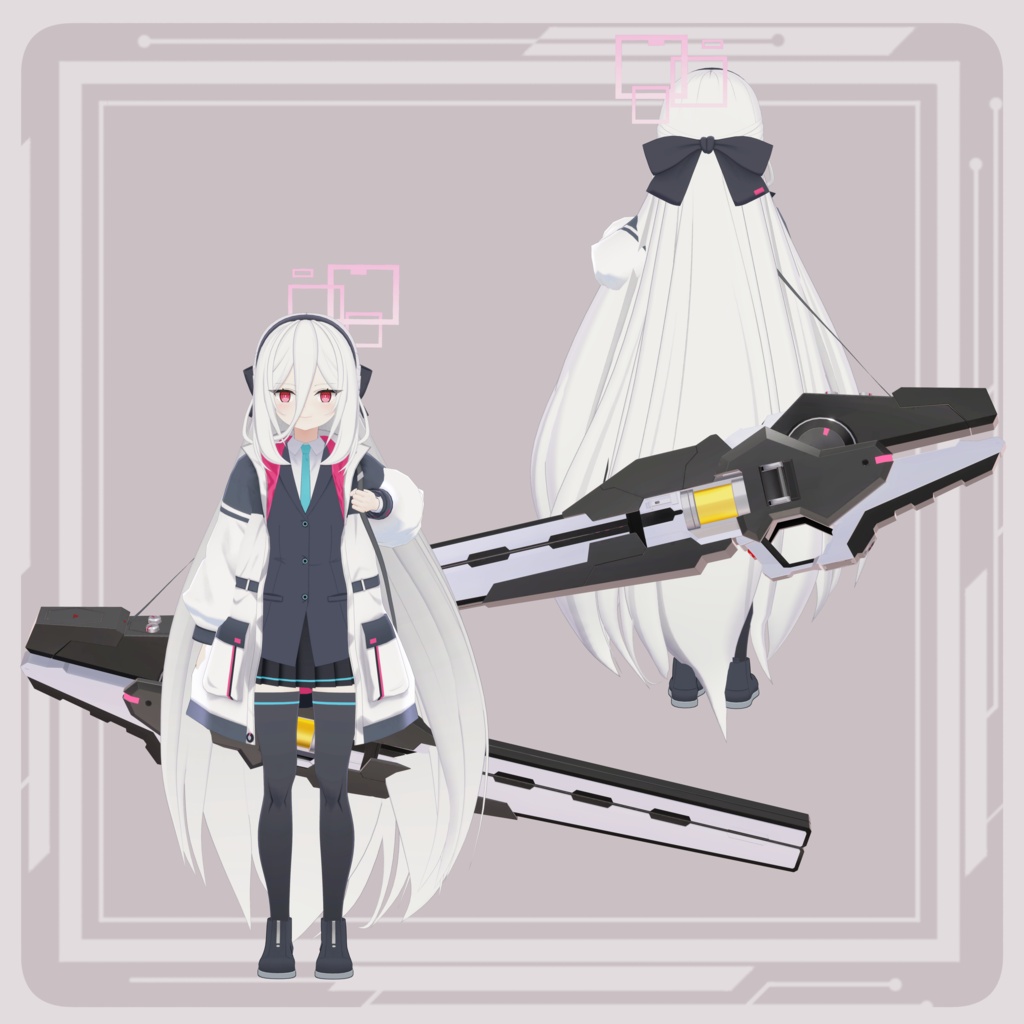 【VRC向け3Dモデル】天童ケイ