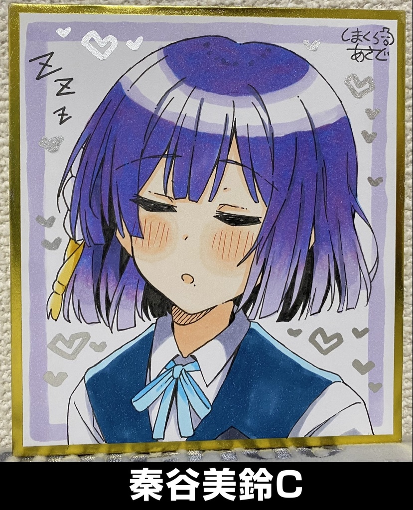 【学園アイドルマスター】手描きアナログ色紙