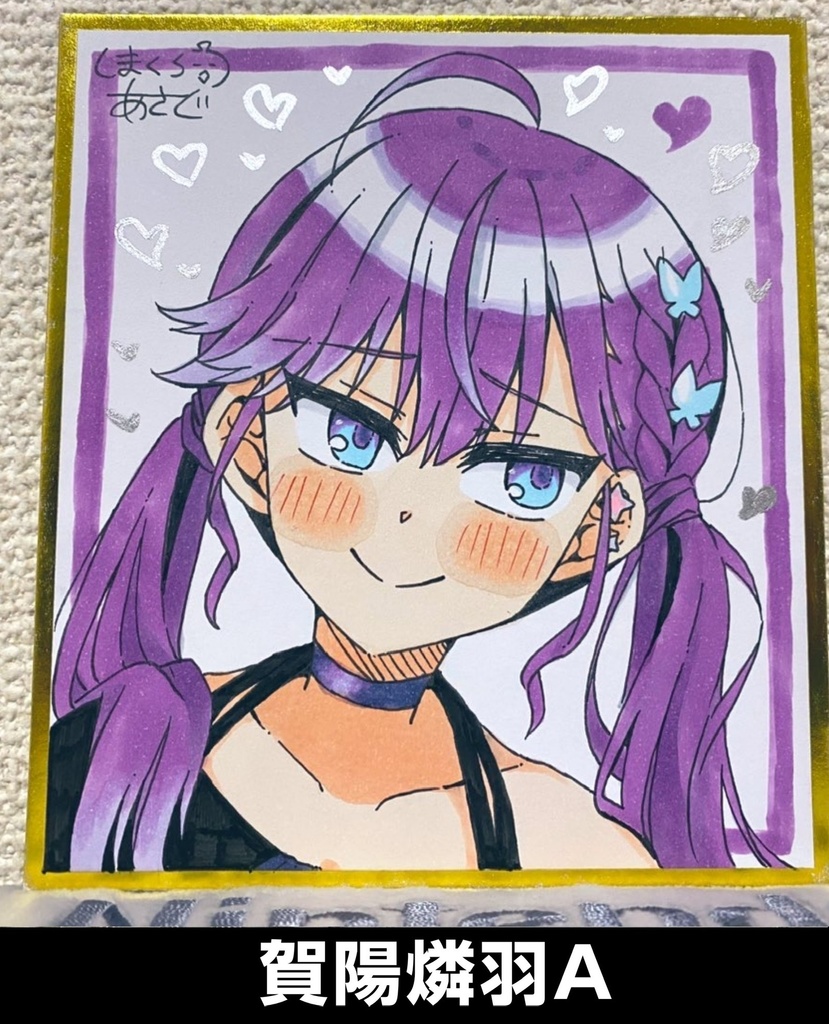 【学園アイドルマスター】手描きアナログ色紙