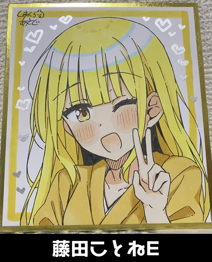 【学園アイドルマスター】手描きアナログ色紙