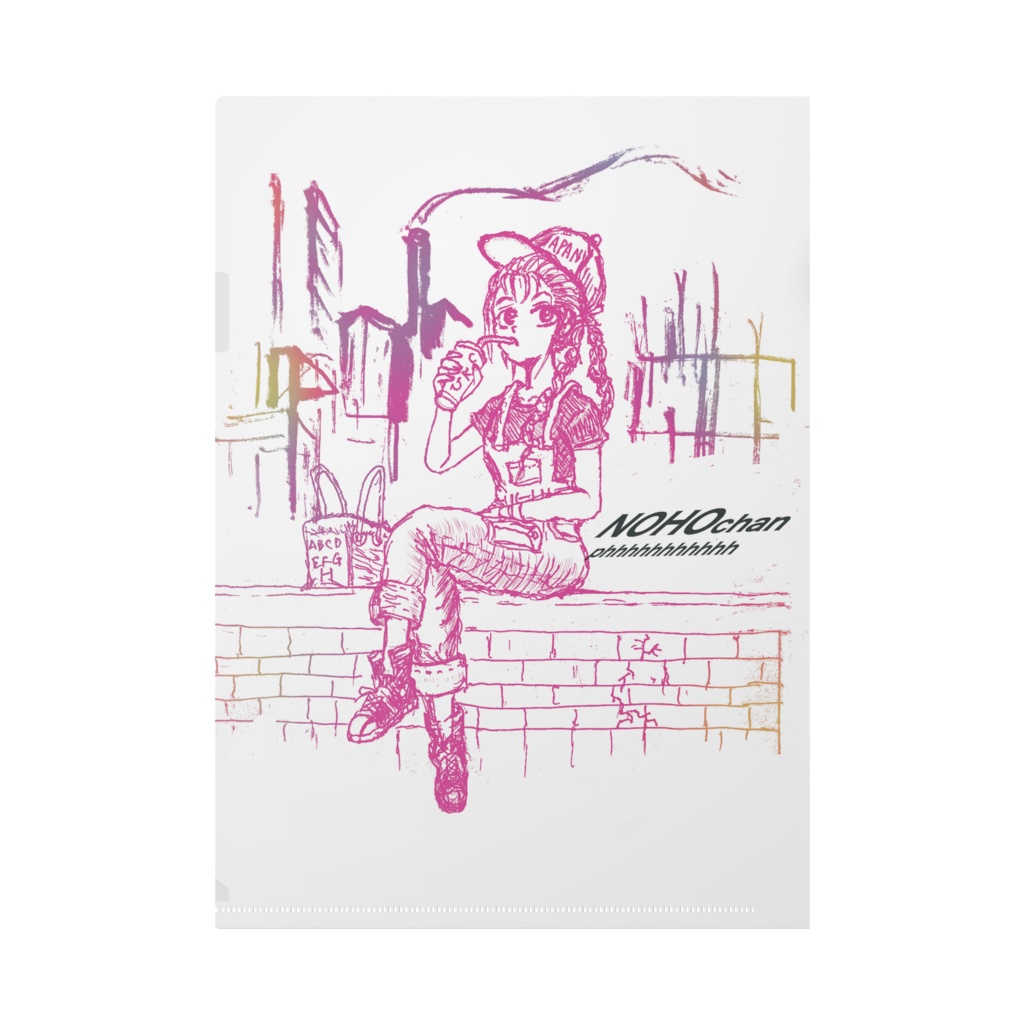 可愛い女の子クリアファイル