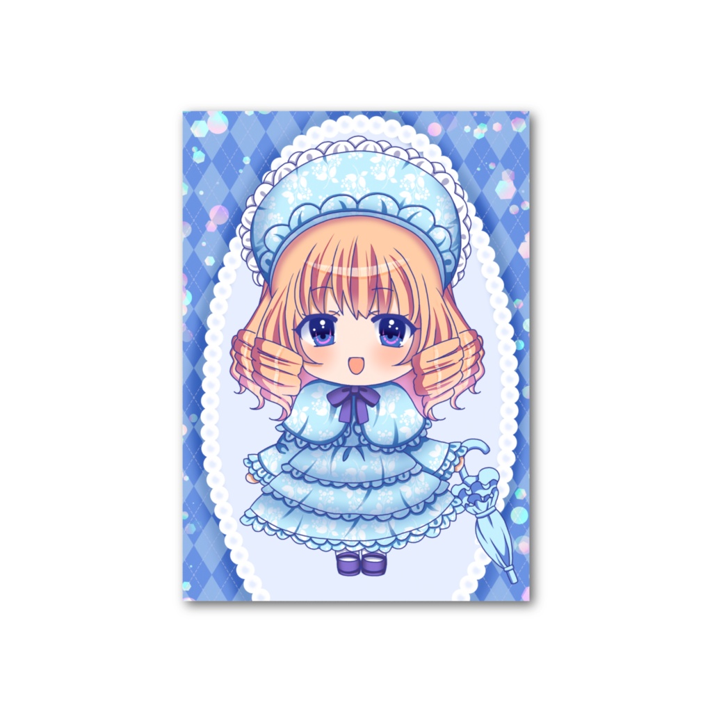 🩵お嬢様フォト風カード🩵