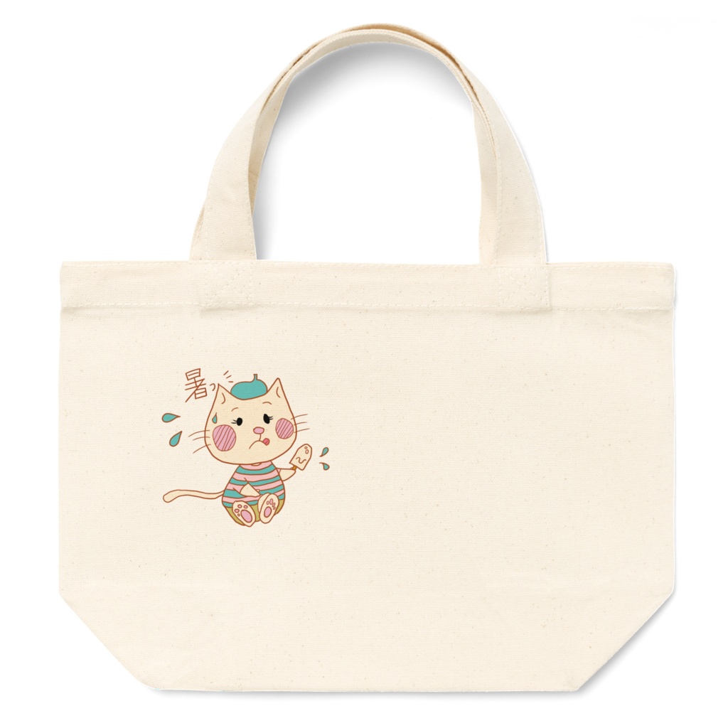 猫のオリジナルキャラクターみいくんのトートバッグ