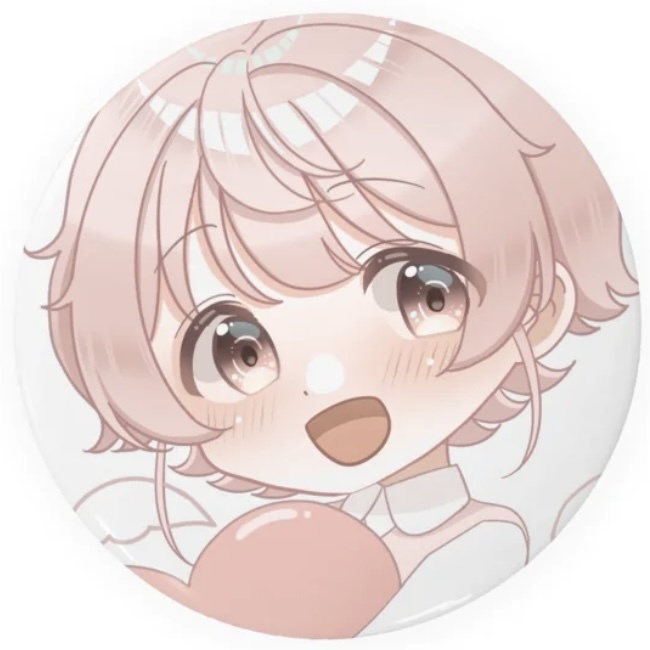 ゆんくん缶バッチA 57mm